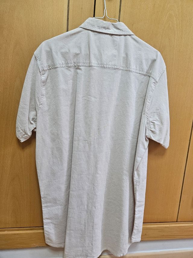 Camisa ISolid beige verano