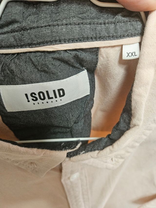 Camisa ISolid beige verano