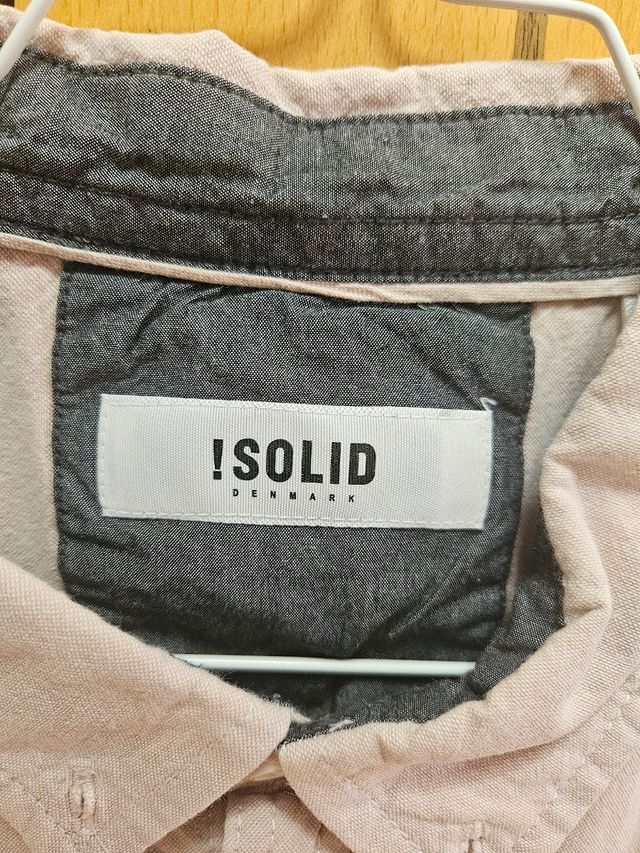 Camisa ISolid beige verano