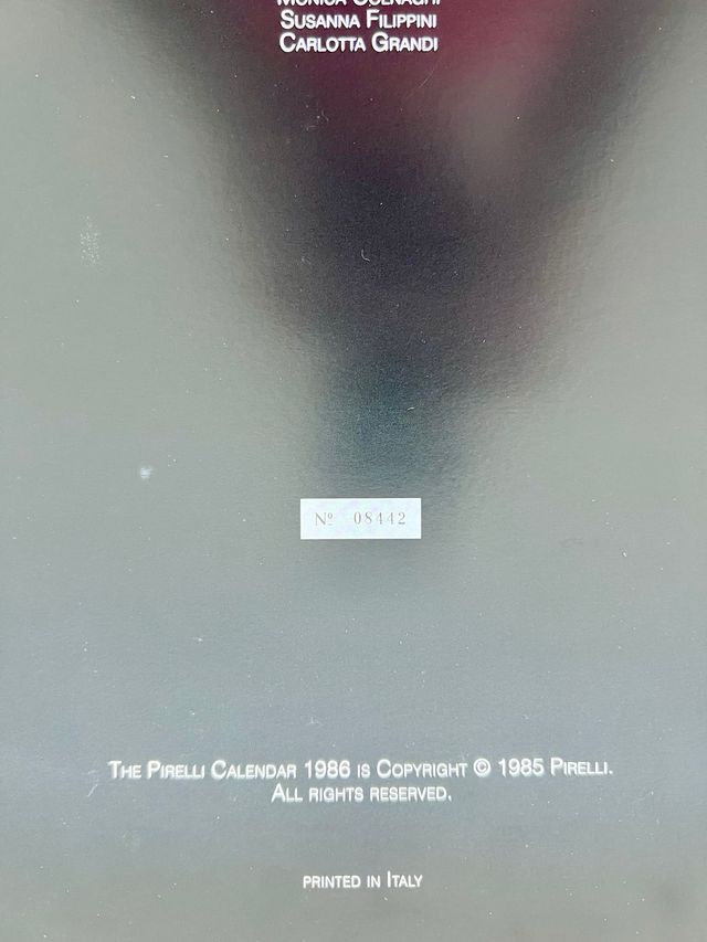 Calendario Pirelli 50 Aniversario - Helmut Newton