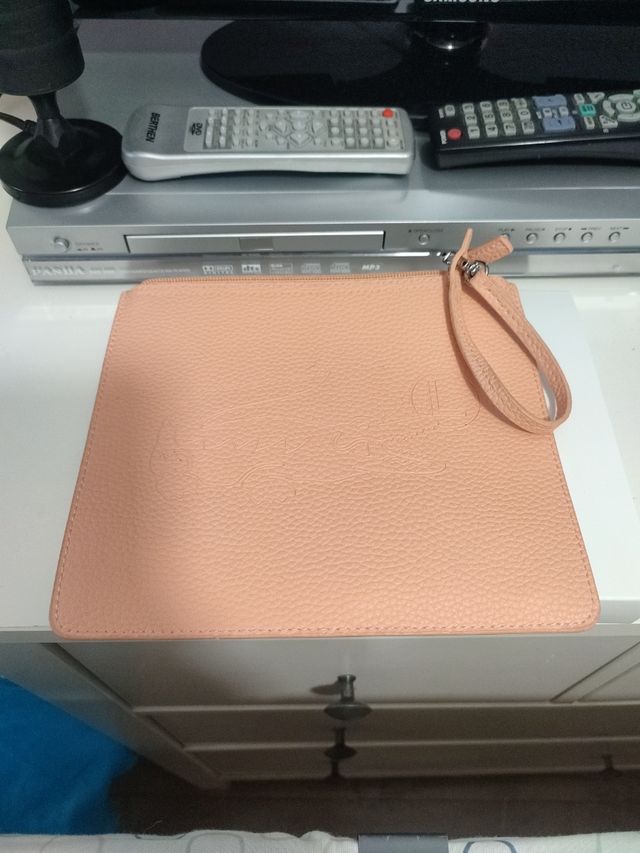 Bolso Lacoste rosa - Portadocumentos