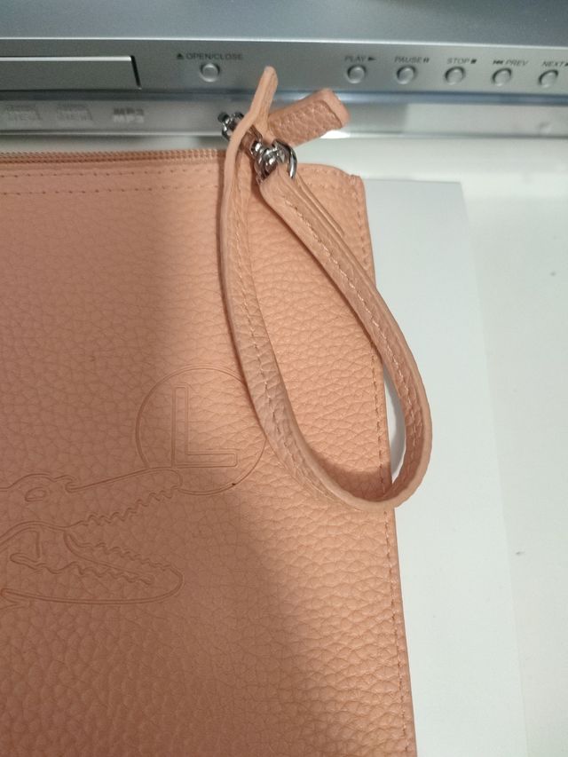 Bolso Lacoste rosa - Portadocumentos