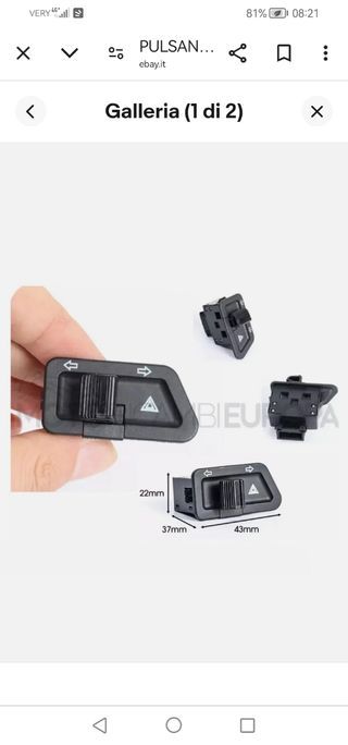 Comando 4 frecce Honda, Piaggio, Sym