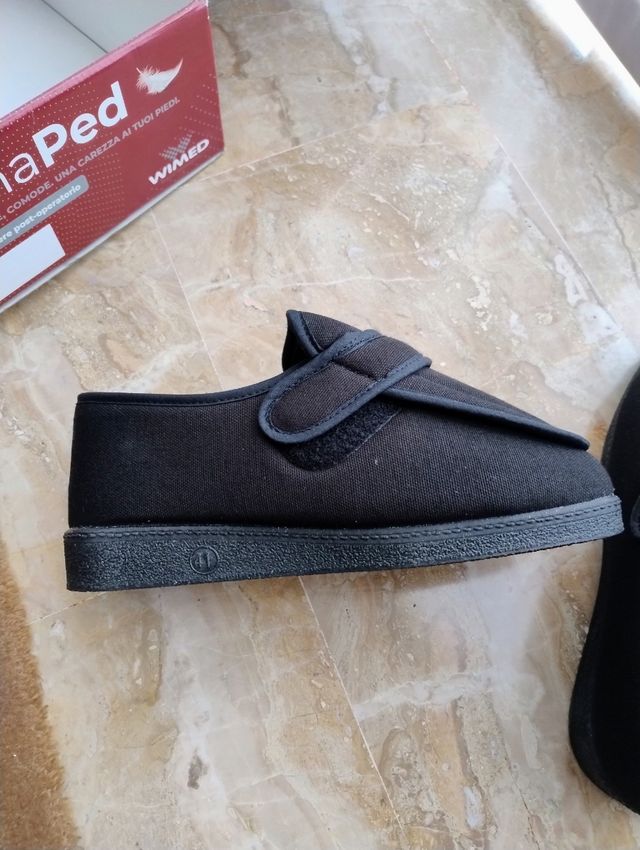 Pantofole ortopediche nere made in Italy tg 41 