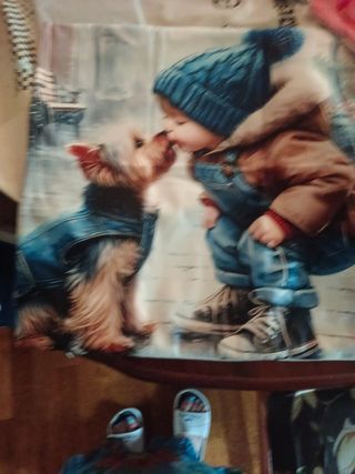 Tres Fundas  cojin decorativo perrito 45x45cm los3