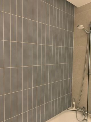 Revestimiento pared baño - Cerámica denver blue