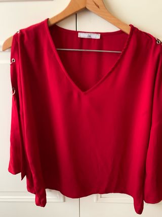 Blusa roja Im - Talla L