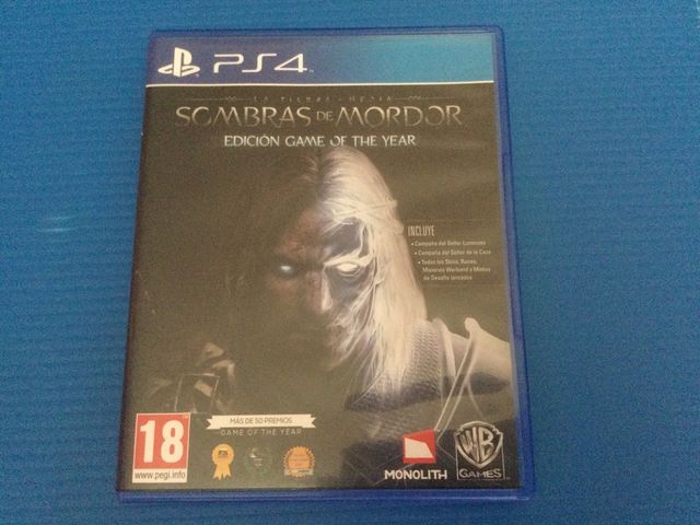 PS4 Sombras Mordor - Edición Game of the Year