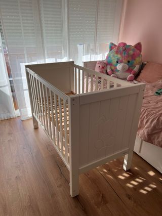 Cuna bebé blanca estilo Hemnes