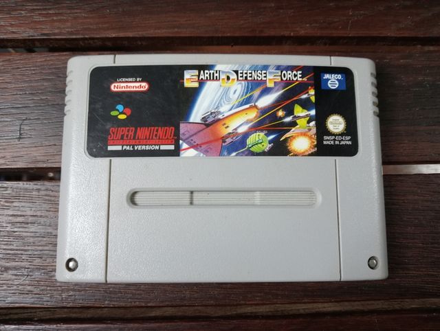 Earth Defense Force - PAL Esp SNES Super Nintendo