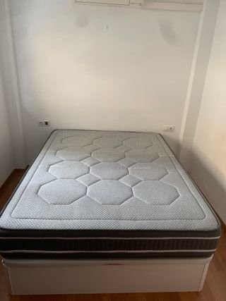 Colchónes viscoelástico y muelles ensacado