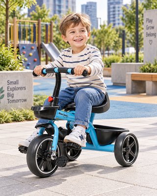 Erum - Triciclo evolutivo para niños con mango