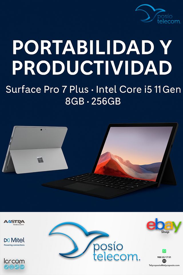 Microsoft Surface Pro 7+ seminueva