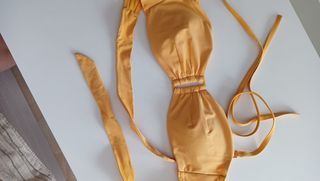 Top Bikini Etam amarillo-Talla 40 (95a, 95b y 85c)