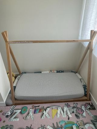 Cama tipi Montessori infantil