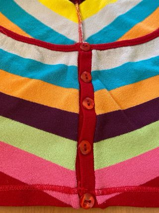 Top corto multicolor