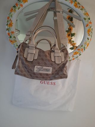 Borsa a mano Guess beige