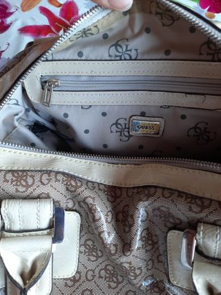 Borsa a mano Guess beige