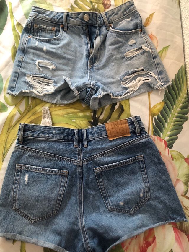 Shorts vaqueros Stradivarius - 36