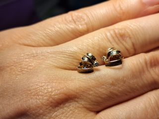 Pendientes oro 9k vintage