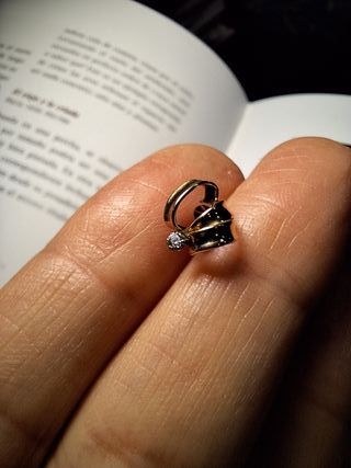 Pendientes oro 9k vintage