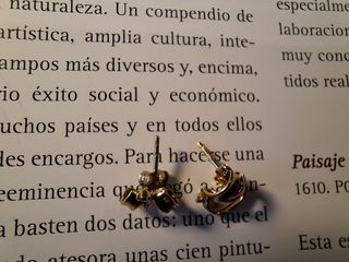Pendientes oro 9k vintage
