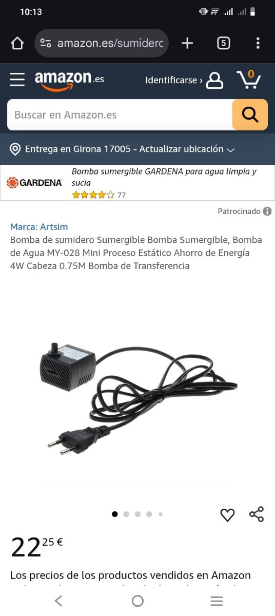 Mini Bomba Agua SM-028