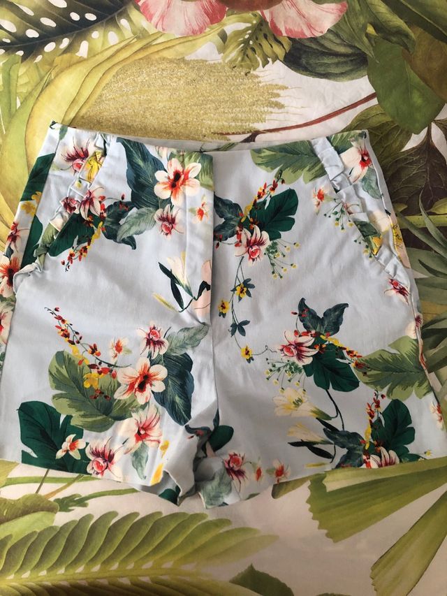 Shorts estampados florales