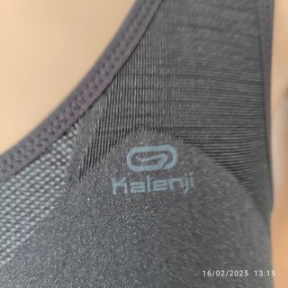 Reggiseno sportivo Kaleaj nero