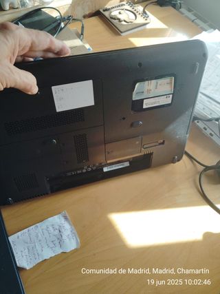 Portátil HP CQ60 15,6" Negro
