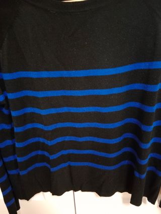 Jersey fino de  rayas Zara S
