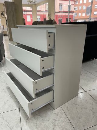 Cómoda 4 cajones blanca