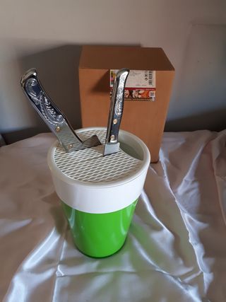 Ceppo coltelli Omada verde
