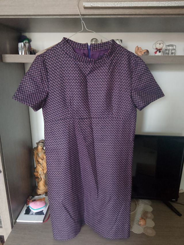 Vestito autunnale viola