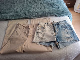 Lote ropa variada,conjuntos falda blusas,chaleco,