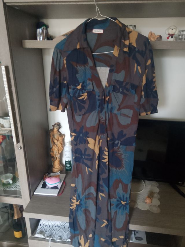 Vestito lungo MAX&Co. - Blu, Marrone