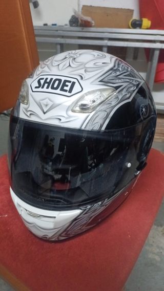 Casco Shoei Talla XS con guantes alpinestar