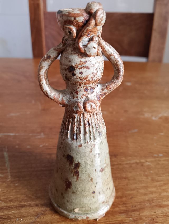 Statuina Ceramica Jacques Pouchain style