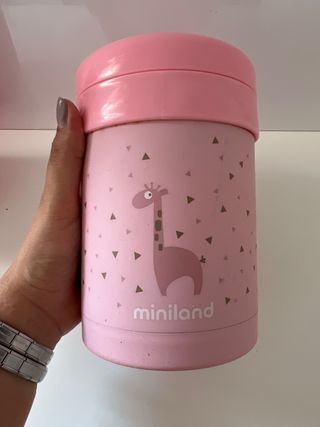 Miniland - Termo Bebé Rosa