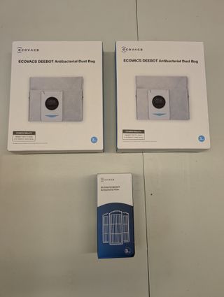 5 Sacchetti & 2 Filtri Originali Ecovacs DEEBOT