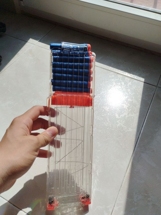 Cargador Nerf 25 dardos