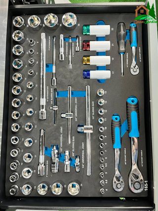 Carro herramientas 8 cajones metálico TOP1