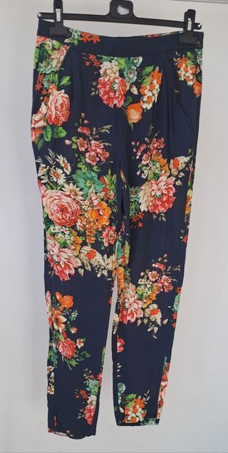 Pantalones estampados Zara