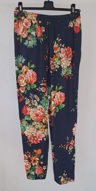 Pantalones estampados Zara