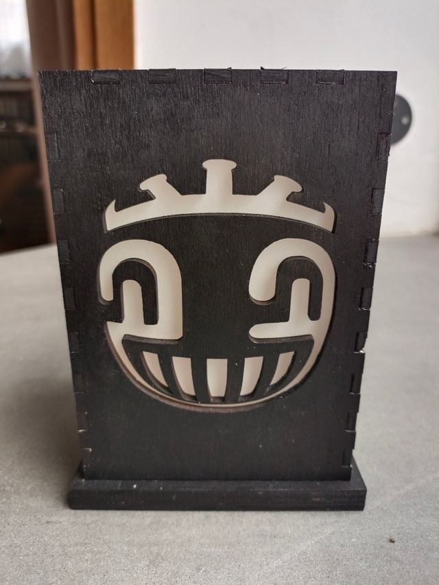 Lampada ornamentale Spiral Tribe - Legno