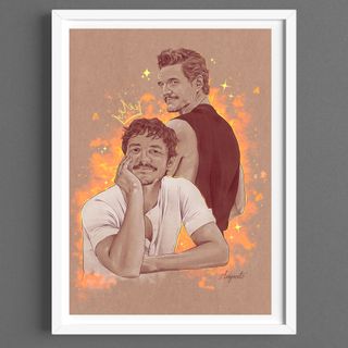 Ilustración - Dibujo de Pedro Pascal