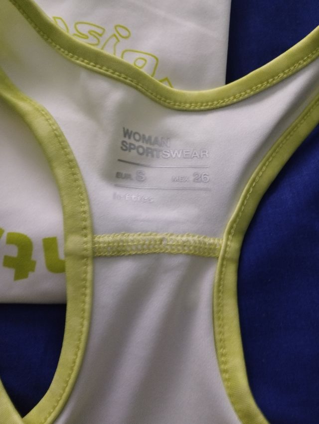 Conjunto de deporte Lefties verde talla S nuevo