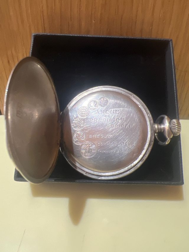 Orologio da tasca Escasany argento