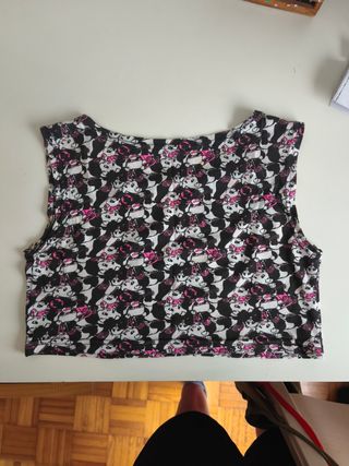 Crop top estampado - Fiesta