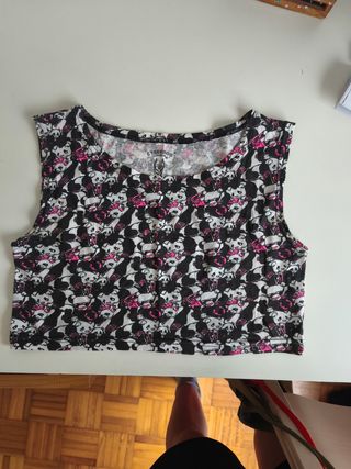Crop top estampado - Fiesta